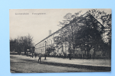 Ansichtskarte AK Germersheim 1910-1920 Festung Lazarett Straße Architektur Ortsansicht Rheinland Pfalz